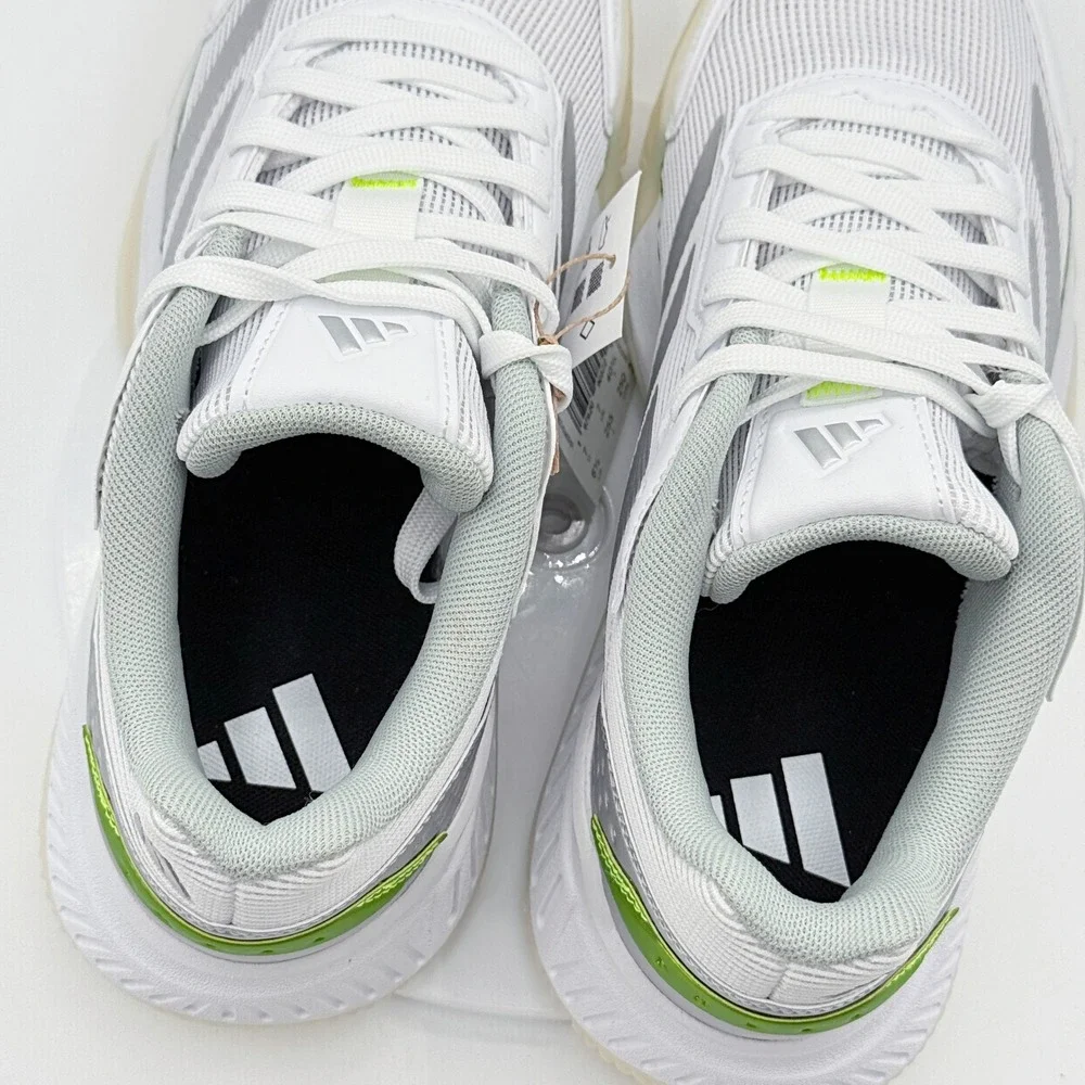 Adidas Padel Shoes Court Quick Size 9 Womens White/Silver Padeltennis JP7229